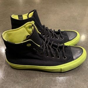 Converse Lunar Chuck Taylor All Star II Hi Shield Canvas Black/neon Men’s size 7